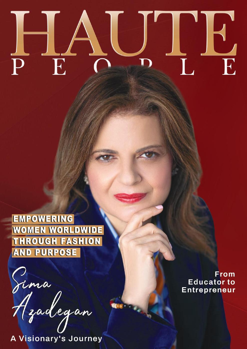 Haute People Magazine - Edition 5 - Sima Alegan
